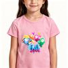 Maglietta per Bambini Gioco Fall Guys 100% Cotone T-shirt Stampa Grafica Cartoni Animati Top Casual Bambini Unisex Girocollo Manica Corta Estate