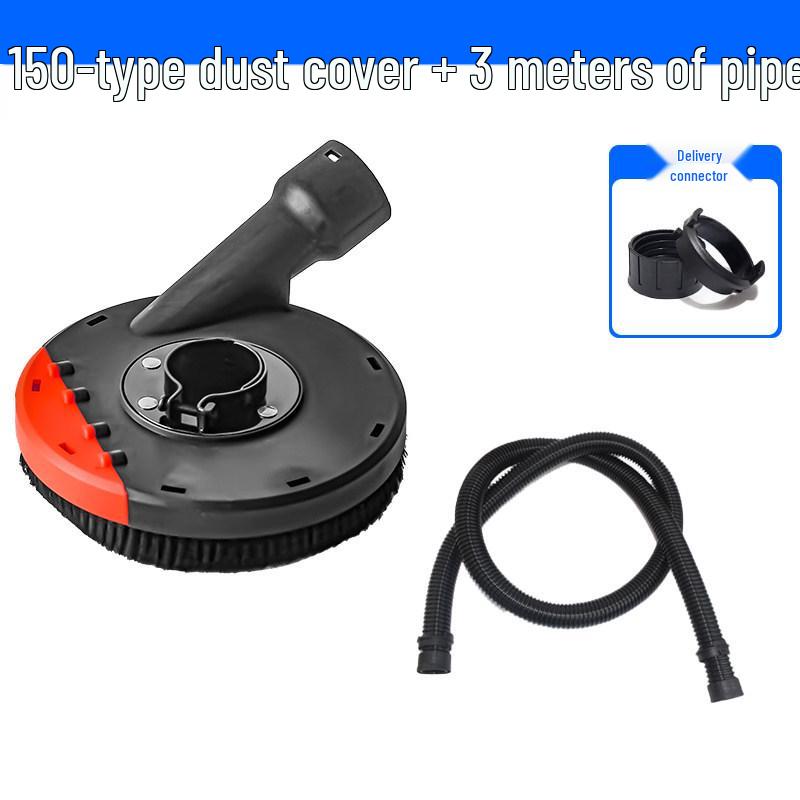 Dustproof Cover for Angle Grinder - Protective Polishing Vacuum Cover for Stone Concrete, Fits 100/125 Type Hand Grinders.