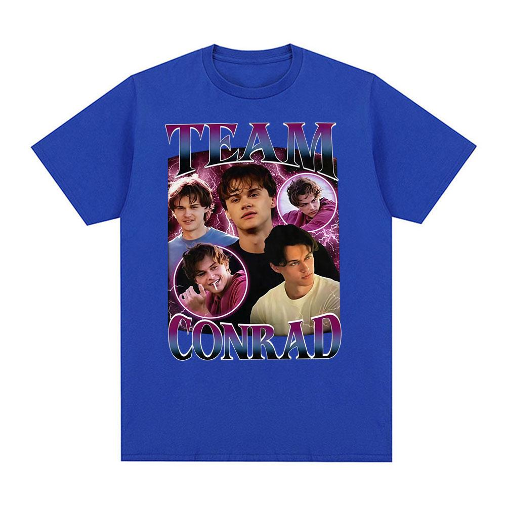2025 Team Conrad Cousins Beach Vintage Graphic Unisexs Clothing Fashion Gothic Tshirt Unisex 100 Pure Cotton Printed Tshirt Y2k S