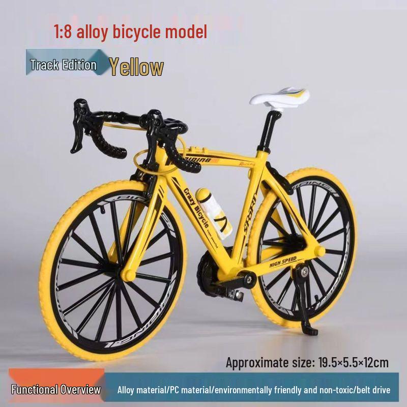Alloy Mountain Bike Model - Downhill Simulation Metal Ornament & Children's Toy