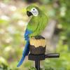 Solar Parrot Garden Light, Outdoor Resin LED Lawn Lamp, Cute Animal Yard Decor for Pathway Patio, Waterproof Landscape Night Light