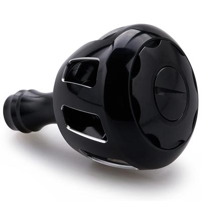 HEIGHTEN 32mm Reel Handle Knob for Shimano Daiwa Universal Type Type Wheel Series (Shimano A) (Daiwa S) (Black) (507)