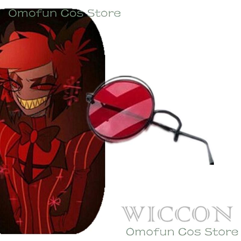 Alastor Cosplay Taille Enfant Hasbin Anime Costume Cosplay Perruque Oreilles Accessoires d'Hôtel Uniforme d'Halloween Hommes Femmes Veste Costume Rouge XXL