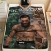 The Notorious Printed Flannel Blanket, Soft Throw for Bedroom Sofa, Washable, Christmas Present, Great Gift.
