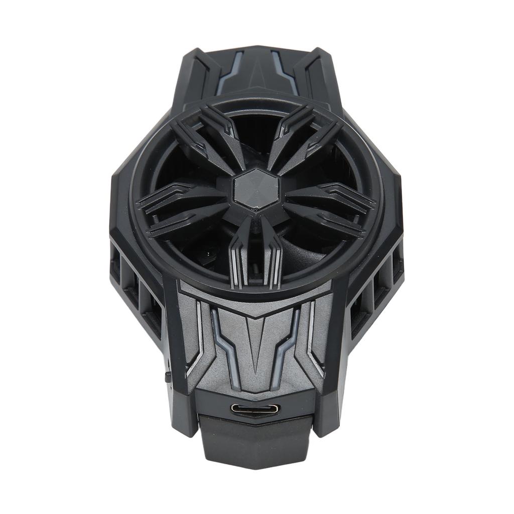 S1 Semiconductor Phone Cooler Cooling Fan RGB Streamer Mobile Phone Radiator for Playing Games Watching Videos Black