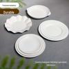 Langxi White Melamine Commercial Buffet Plates