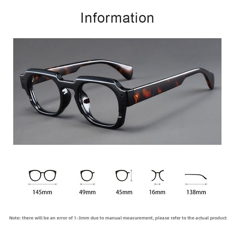 Casual Men's Reading Glasses Fashion Large Square Frame Far Sight Eyewear Plus Diopters Classic Vintage Presbyopic Glasses