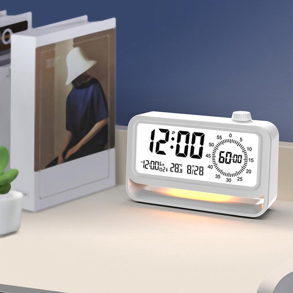 High Tech Multifunctional Electronic Alarm Clock Featuring Smart Design & Intuitive Controls Suitable For All Users