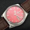 AUTOMATIC VINTAGE SEIKO 5 JAPAN 7009A MENS RED COLOR DIAL WATCH A701244-5 R206a-a701244