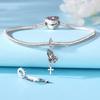Copper Prayer Hand Pendants Bracelet Charms Fit Women Jewelry Party Beads Diy Fine Gifts Accessories