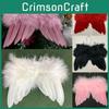 110pcs Angel Feather Wings Vintage Chic Christmas Tree Hanging Xmas Decoration