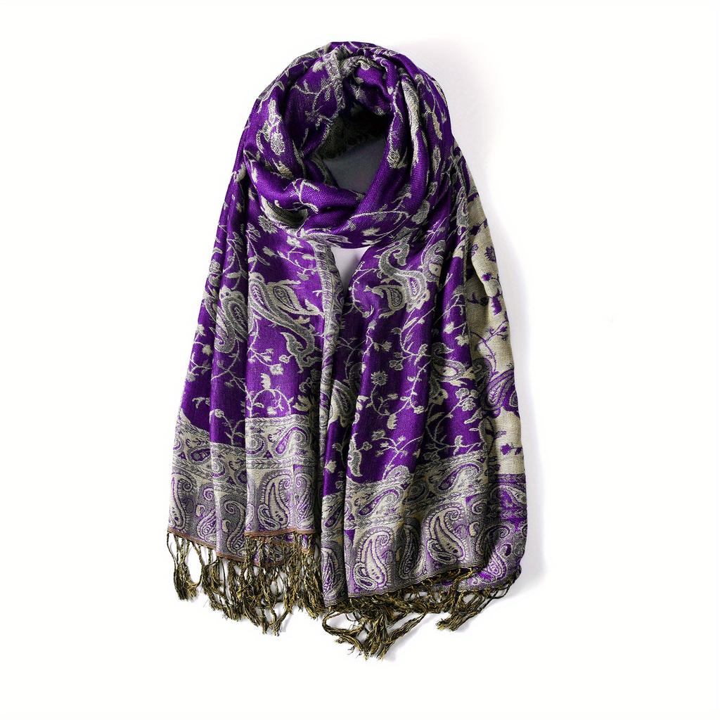 Eșarfă de cașmir de epocă cu senzație de căldură, moale, mătăsoasă, cu franjuri, învelișuri, pătură elastică, respirabilă, eșarfă pentru femei