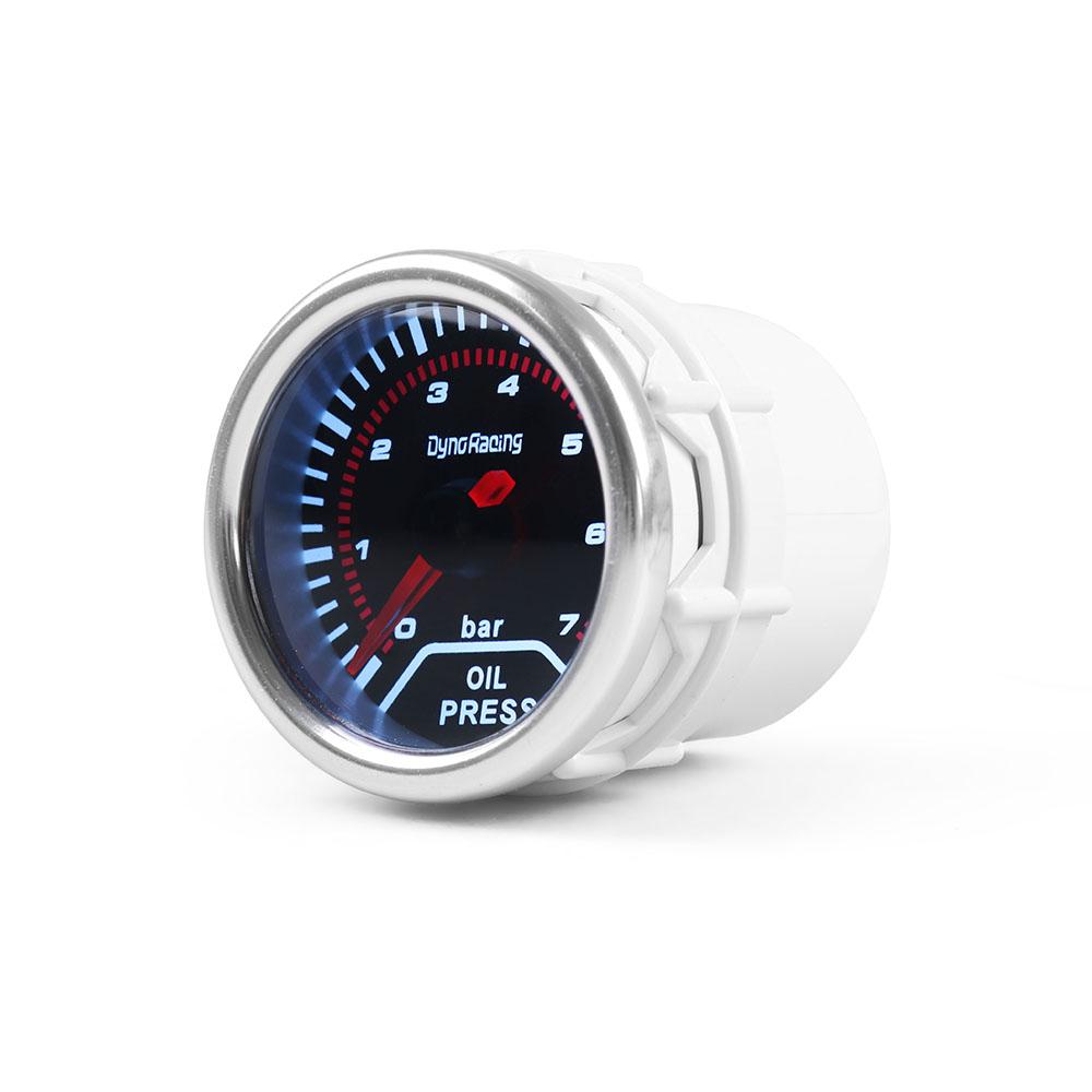 Dynoracing Car 2"52mm Oil pressure gauge 0-7bar With Sensor Smoke Lens Oil Press Gauge Car meter TT101949
