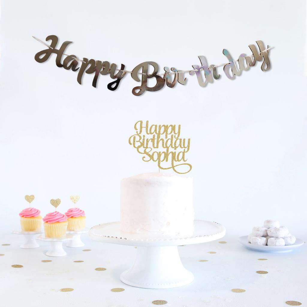 Happy Birthday Banner Birthday Banner Birthday Decorations Happy Birthday Decorations For Birthday Party