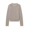 European and American Style, New Women's Clothing, Foreign Style, Fashionable Lace Trim Layer Knitted Jacket 3920760