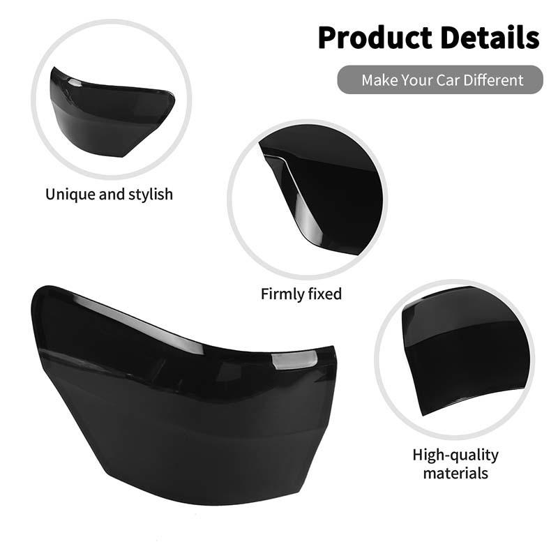 Car Tail Light Cover Taillight Decorative Stickers  For Jeep Grand Cherokee 2011-2013 Car Exterior Accessories, ABS Plastic