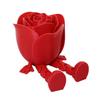 Yousheng 3D Printed Rose Figurine with Articulated Legs Movable Joints Flower Fidget Toy Desktop Decoration Ornament Mother's Day Valentine's Day Gift