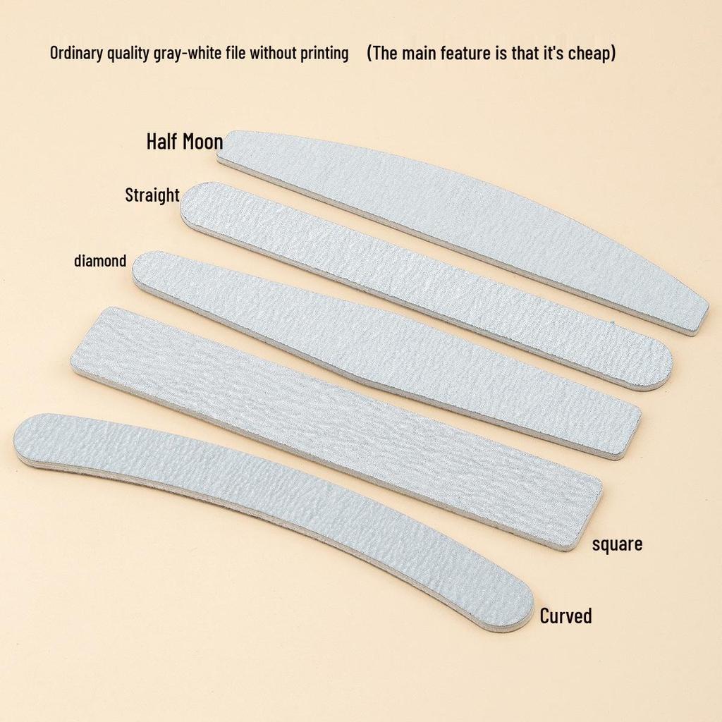 Double-Sided Washable Nail File 100/180 Grit Manicure Buffing Strip