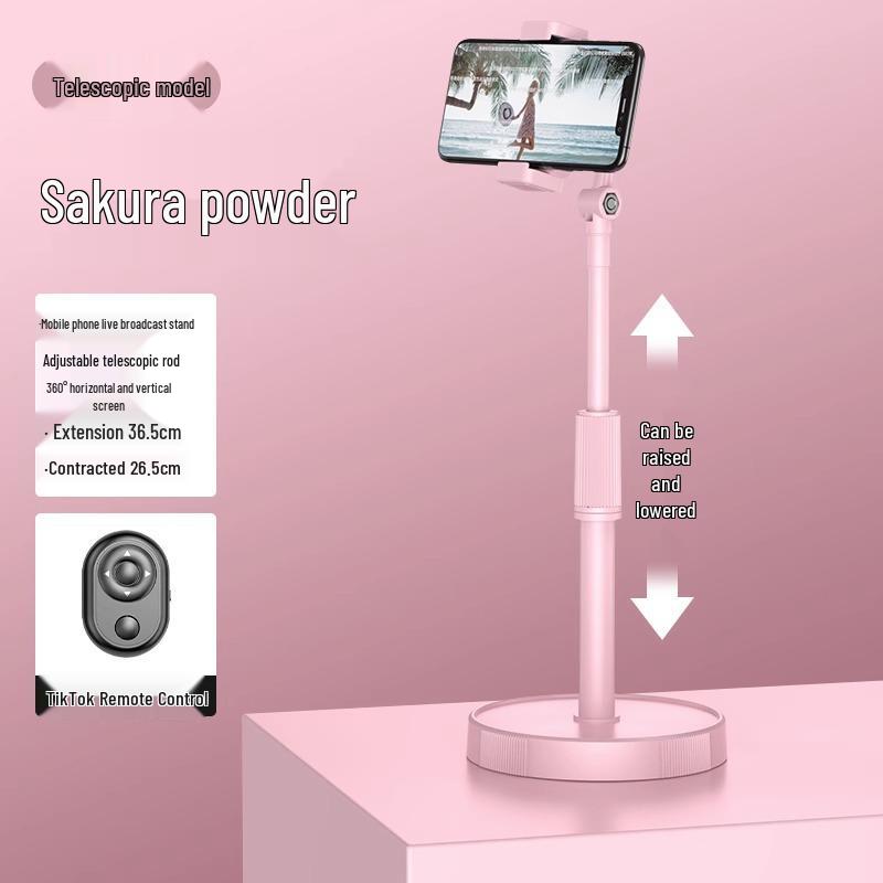 Universal Multifunctional Desktop Phone Stand for Live Streaming and Selfies