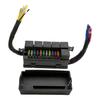 12V 24V 2 3 4 6 11Way Relay Box Fuse Relay Box with 4P 5P Relays 12V 24V Automotive Universal Fuse Panel For Automobiles Ships Relays 5
