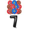FNAF Five Nights Freddyed Geburtstagsfeier Dekorationen Luftballons Teller Banner Geschirr Set für Babyparty Gastgeschenke Kinder Geschenke