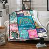 1pc Nurses,thank you Digital Printed Flannel Blanket, Super Soft Plush Fleece Bed Cover, Multipurpose Four Seasons Hypoallergenic Quilt for