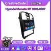 Car Radio Multimedia MP5 Player Head Unit Stereo BT For Hyundai Sonata EF 2002-2007