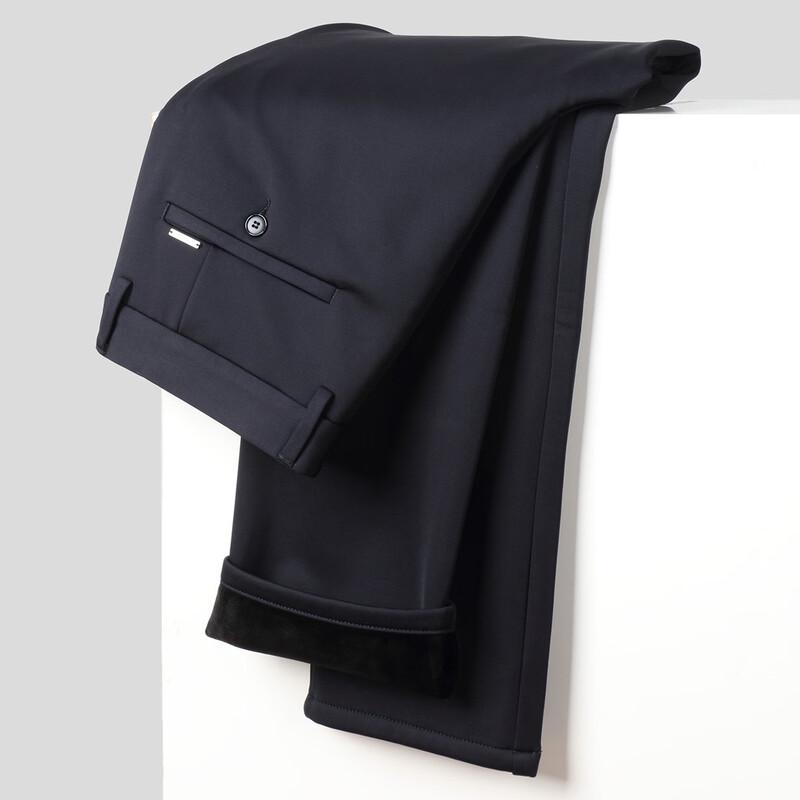 MONTAGUT Men's Winter Fleece-Lined Straight-Leg Casual Pants