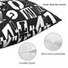 Punk Grunge Alphabet Pattern Pillowcase Polyester Cushion Cover Gift Throw Pillow Case Cover Home Square