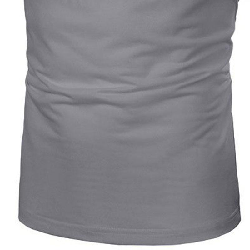 Fashionable Summer Casual Polyester Fiber Slim Fit Short Sleeved Shirt Suitable for Outdoor Quick Drying Men's Polo Shirt