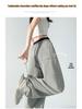 2026 Spring Color Block High-Waisted Cropped Wide-Leg Sweatpants for Women - Slimming & Casual Banana Two-Wear Long Pants