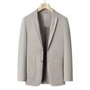 Minimalist Men Casual Blazer Ice Silk Nylon Spandex Seamless High Stretch Sun Protection Cooling Summer Breathable Tech Jacket