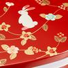 Mitani Yamanaka Lacquerware Yamanaka Lacquerware Bento Box Hana no Komichi 7.0 Kutsuwa Two-Tiered Appetizer Box (with Tupperware and Small Bowls) Verm