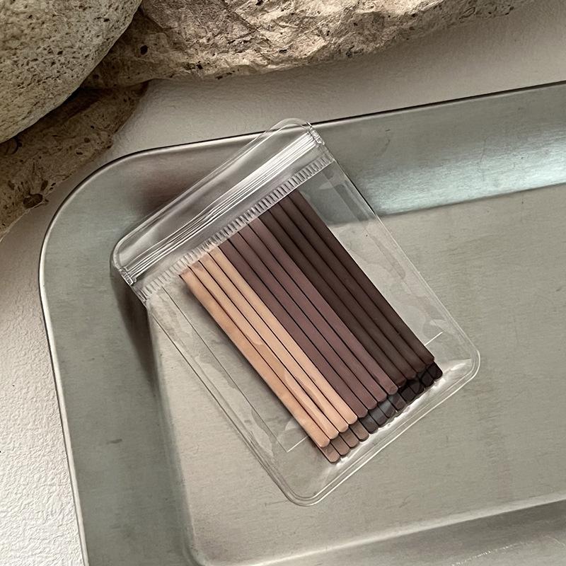 Hårnålar 10 st/set med 5 färger Populära Rainbow Glass Godisfärg Metall Bangs Clips Hårnål Bobby Pin Barrette