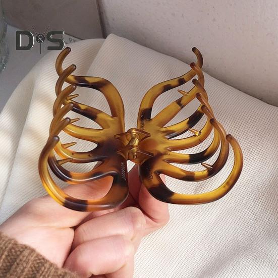 3/4Pcs Hair Claw Octopus Design Anti-slip Teeth Strong Grip Hair Clip Back Head Bath Hair Barrette Hair Accessory