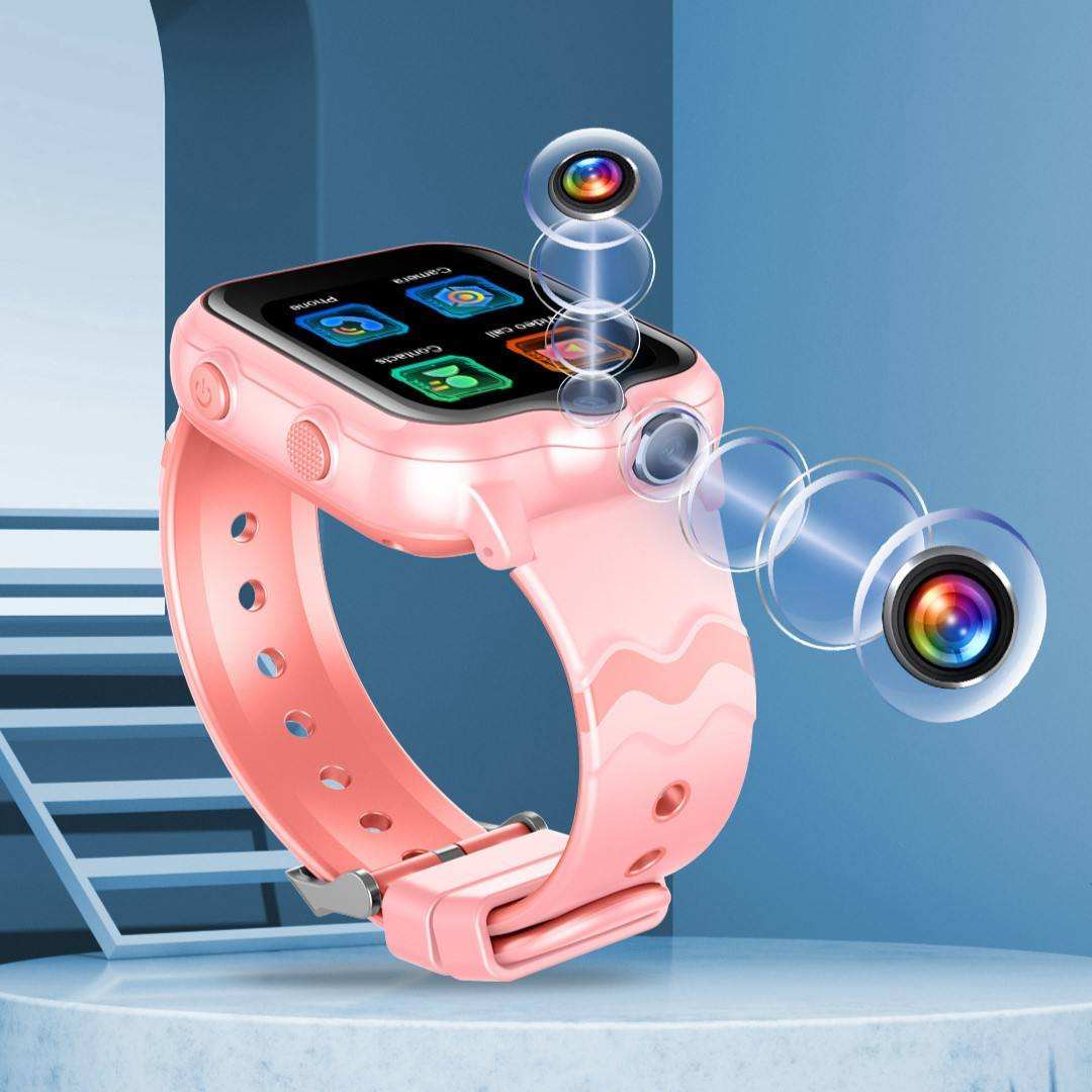 D35 Kids Smart Watch Hot Selling, Dual Cameras, Two-Way Call, WiFi Tracking & Video Display for Children