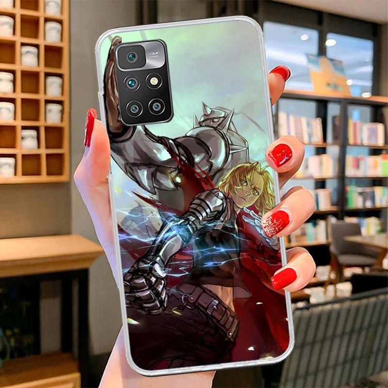 Fullmetal Alchemist Anime Cover Phone Case For Xiaomi Poco F7 Ultra X7 X6 X5 Pro M7 Redmi 15C 15 13C 13 12C 12 10C 10 9A 9C 9T 9