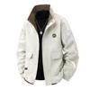 Trendy Men's Stand Collar Plus Size Street Style Jacket - Spring/Autumn Collection
