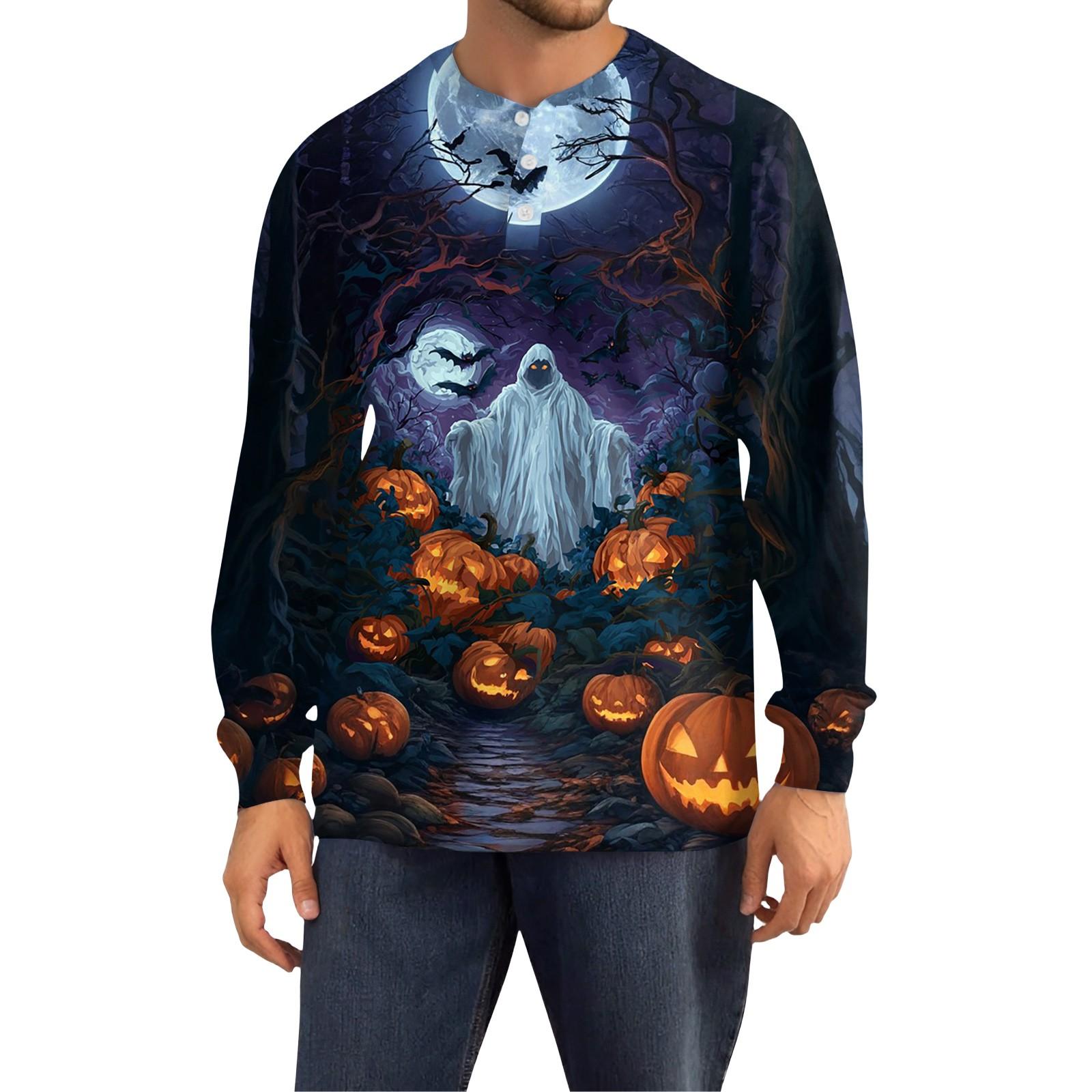 

Мужская свободная повседневная толстовка с длинными рукавами, лацканами и застежкой-молнией XXL тёмно-синий