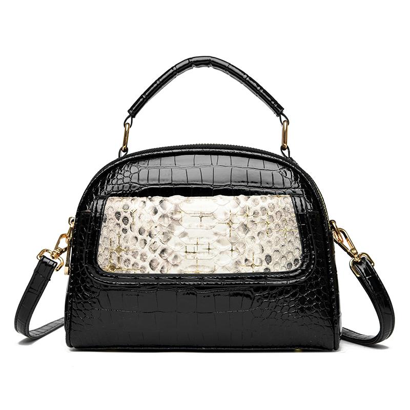Women s Crossbody Bag Fashion Versatile Square Bag Soft PU Leather Large Capacity Shoulder Bag Simple Elegant Women s Handbag чёрный