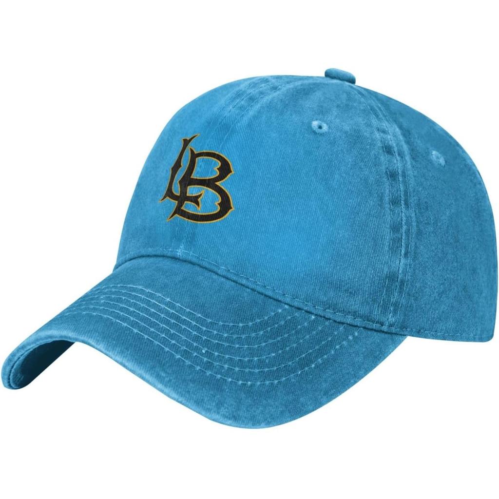 Long Beach State Baseball Cap Washed Cotton Adjustable Distressed Casual Dad Hat Unisex