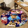 PAW Patrol Pattern Round Rug, Indoor/Outdoor Mat, for Picnic, Gameroom, Bedroom, Office, Living Room, Home Decor Carpet, Birthday Gift