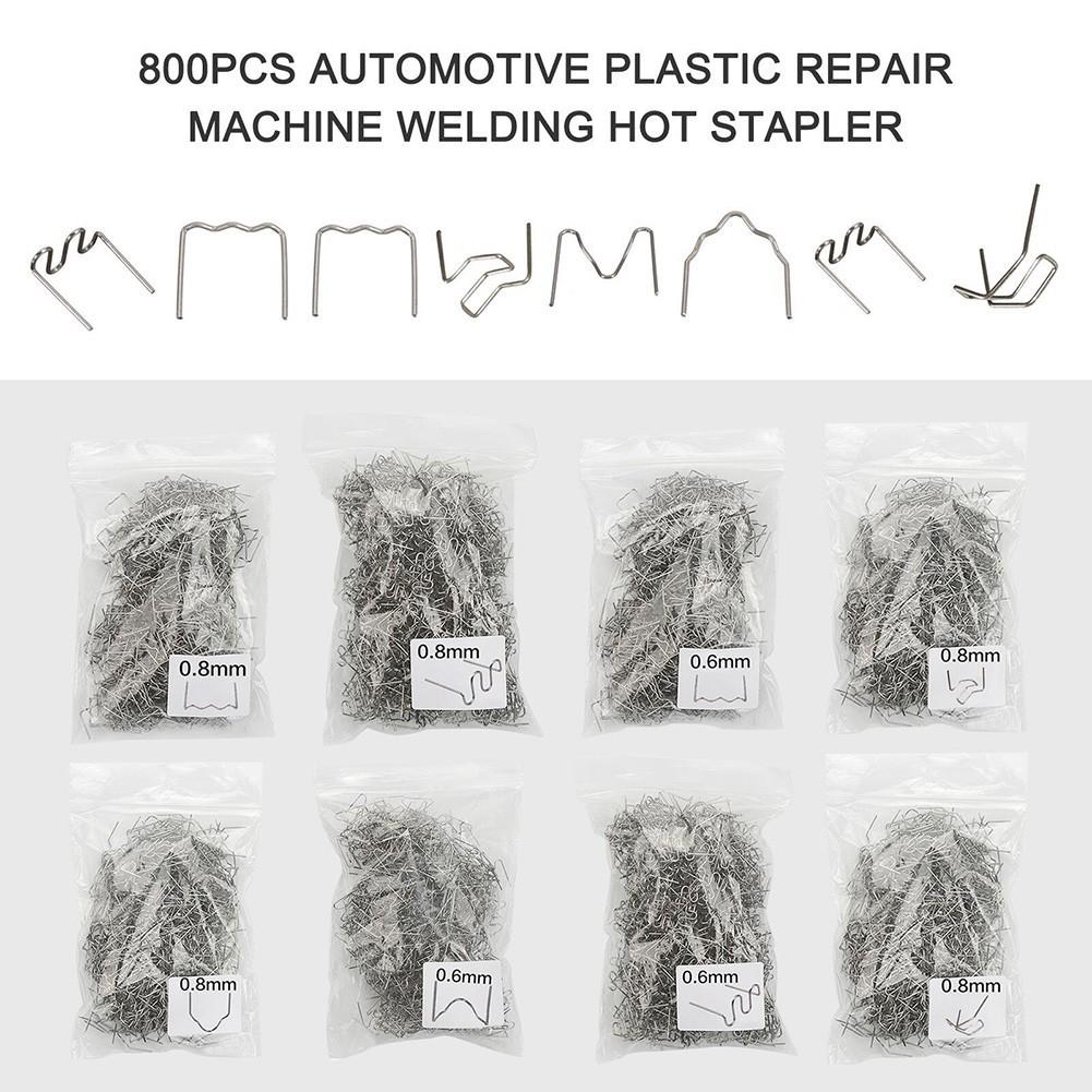 

Stainless Steel Plastic Repair Kit Welder Stapler Hot Staples For Car Bumper
