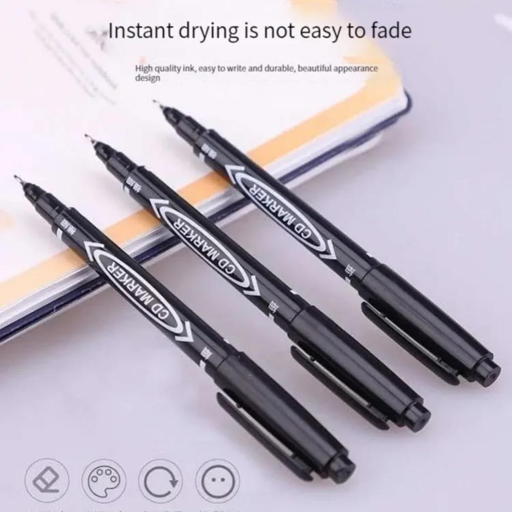 5/10Pcs Dual Tip Permanent Markers, Art Paint Pens for Rock Glass Metal, Waterproof Graffiti Markers, DIY Craft Drawing Supplies