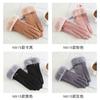 Women Winter Suede Gloves Fur Cuffs Touchscreen Gloves Soft Warm Fleece Lined Gloves