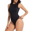 Seamless Thong Bodysuits for Women Tummy Control Shapewear One Piece Leotard Shirt Going Out Romper Tops Waist Trainer Slimming Body Shaper