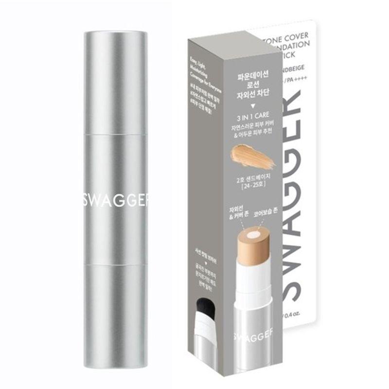 SWAGGER [NEW] Swagger Tone Cover Foundation Stick 12g No. 2 Sand Beige 001_2
