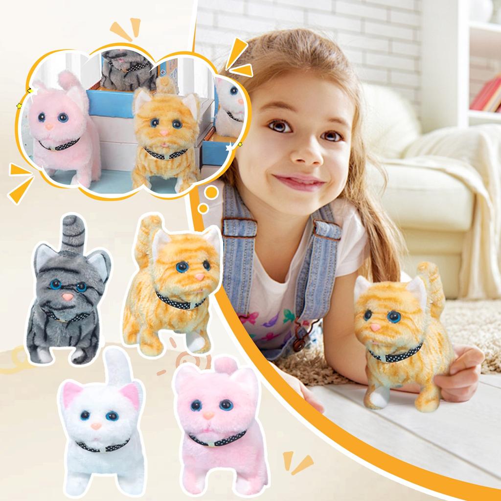 Robotic , My Simulated Pet Robot Cat, Interactive Companion, Realistic Stuffed Pet, Barking, Tail Wagging