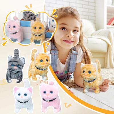 Robótico, Meu Gato Robô de Estimação Simulado, Companheiro Interativo, Animal de Pelúcia Realista, Latindo, Abanando o Rabo