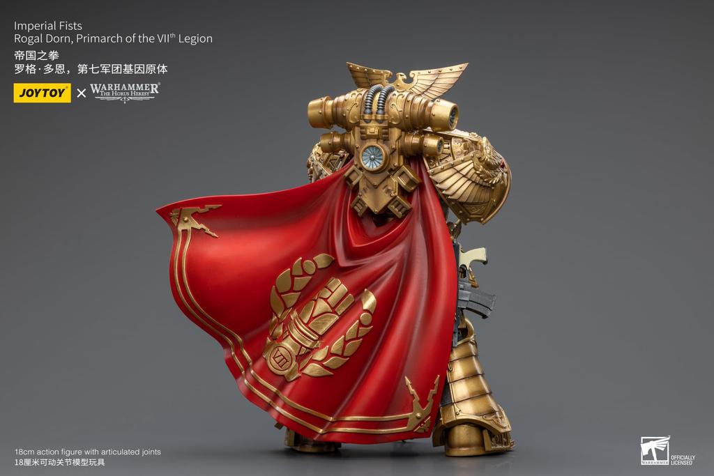 JOYTOY Warhammer 40,000 Imperial Fists 7th Legion Primarch Rogal Dorn 1/18 Scale Action Figure (Assembled)